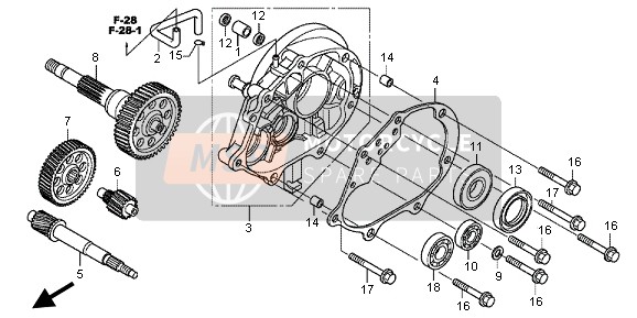 11211KZR600, Tube, Mission Breather, Honda, 0